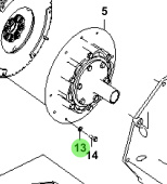 Bukh 13602-08001 - Spring Washer for R210J and S270J Engine Housings