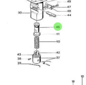 Nanni Diesel 970492164 - Injection Pump Control Sleeve for HE Series Engines