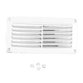 Nuova Rade 47065 - Ventilation Shaft Grilles Cover, 206x105,4x16mm, White