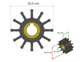 Albin 06-01-016 - Premium Impeller Kit