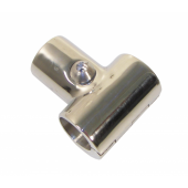 FNI AISI 316 Stainless Steel 90° Hinged Opening T Pulpit Joint, Ø22–25 mm