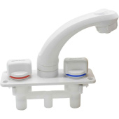 Whale RT2498 - Elegance Faucet/Shower Mixer White 1/2" NPT