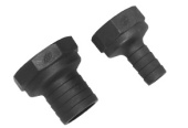 Plastic Adapter Straight 1", 5/8" (16mm) Hose