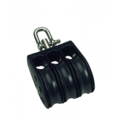 Barton N05330 – Triple Swivel Block Size 5 54mm, Plain Bearing, 3x Ø54mm Sheaves, Max Rope 12mm