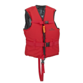 Plastimo 63941 - Club Master buoyancy aid, 70N, + 80kg, Red Strap. Size XL