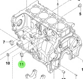 Bukh 15734-30000 - Sealing Cap for R210J and S270J Cylinder Blocks