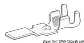 Osculati 14.231.40 - Watertight Connector Faston Male 8/10 mm²