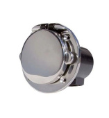 Vetus EOSPW16S - Shore Power Wall Inlet 16A, Polished IP56, Flush-Mounted, Stainless Steel AISI 316