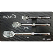 SP Tools Ratchet 90T Sealed Head 1/4", 3/8", 1/2" (3 pcs)