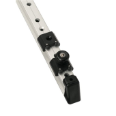 Barton 26020 – 24mm I Section Track 1.2m, Anodised Aluminium, Mid-Range Traveller Track