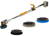 Batavia Twin Brush 18V Brush Incl. Blue, Black & Grey Brush (No Battery and Charger)