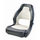 Vetus CHDRIVEWB - Sports DRIVER Chair, White with Black