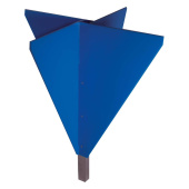 Signal Cone Blue Plastic 60cm