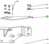 Nanni Diesel 95310608 - Speed Control Bracket for T6 Series Engines