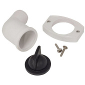 Johnson Pump 81-47246-02 - Discharge Elbow with Valve - For Johnson Compact Marine Toilet