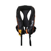 Lalizas 72196 - Theta Inflatable Lifejacket, Auto, 290N, Lalizas JS1, W/Sprayhood, Double Crotch & Harness, ISO, Adult