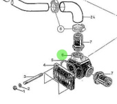 Nanni Diesel 970574550 - Oil Cooler Housing for Gearbox