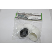 Johnson Pump 81-47273-01 - Silent and Premium Outlet Elbow With Check Valve for Aqua T Marine Electric Toilets