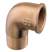 Guidi Brass Elbow 90° Male-Female 3"