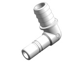 Whale WX1592B - 15mm Stem Elbow to 3/4" Barb (100 pcs)