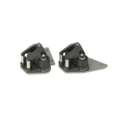 Barton 24114 - End Fitting Cleat Plate Pair Size 2 – 70° Angle to Track, Traveller System Component
