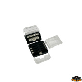 Trem L0612186 - Modular Fuse Box With 12 Positions Common Negative Screw Fittings