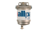 Allpa Diesel Filter With Water Separator And Aluminum Bowl, 50L/H (ISO 7840:2004, ISO 1008:2009)