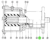 Jabsco 11797 - Bearing Housing