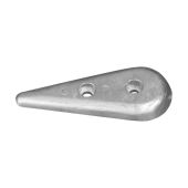 Tecnoseal TEC-21 Zinc Teardrop Plate Anode 136x58x14 mm