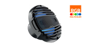 Hertz HMX 6.5-LD-TC - 6.5" Marine High Performance Coax Speakers Black RGB LED (2 pcs.)