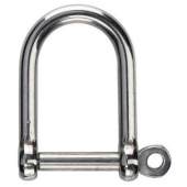 Plastimo 25681 - Wide Shackle Stainless Steel 8mm