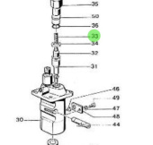 Nanni Diesel 970492148 - Delivery Valve Spring for Injection Feed Pump