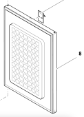 Isotherm SGC00181AA - Stainless Steel Door for Cruise CR63F Inox Freezer