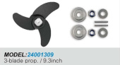Haswing 24001309 - Propeller 3-Blade Ø9.3 Inch For Protruar