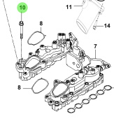 Bukh 11403-06506K - Intake Manifold Bolt for S270J Engines