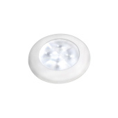 Hella Marine Ceiling Light - White LED Light - White Ring
