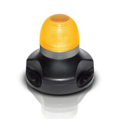 Hella Marine 2XD 980 911-601 - 360° Multi-flash Signal Lamp 9-33V, Amber LED Colour
