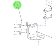 Nanni Diesel 95311126 - Engine Mount Bracket for T4.270 and T4.230 Engines