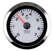 Veethree 65545SSFE - Argent Pro Tachometer 7000 RPM