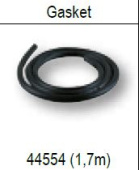 Gasket for Deck Hatches Top Line/Mid Line/Classic & Inspection Hatches , L 1,70m