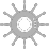 Johnson Pump 09-704BT-1 - Impeller Spare Parts Kit for Sherwood P17 Pumps