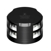 Lopolight 201-012ST-FB-B - Navigation Light 2NM 360° White, Double, Black w/FB Base
