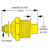 Veethree 52320E003 - Water Temperature Sender Single Station, 1/2" NPT (SW: 240-33 Ohm) (120-240°F/50-115°C)