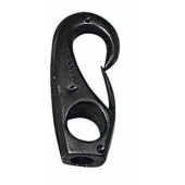 Plastimo 44035 - Carabiner With Eye D6mm Polyam. Blk