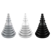 Nuova Rade 43167 - Cable Boot Flushmount, Ø115mm, Cut-Out Ø76mm, Black