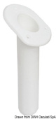 Osculati 41.164.06 - UV-Stabilized Polyp. Rod Holder Oval White 240mm