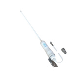 Pacific Aerials P6184 - SeaMaster Pro VHF 1.0m UltraGlass Antenna & Mast Support + 5m Cable