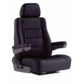 Helm Seat San Diego Black Leather