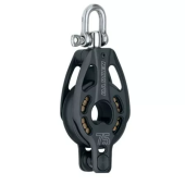 Harken 3232 - 75mm Black Magic 1-Sheave Aluminum Block Swivel, Becket
