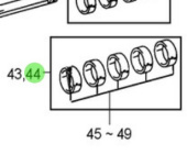 Nanni Diesel 970313955 - Crankshaft Bearing Set U/S 0.50 for T4 Engines